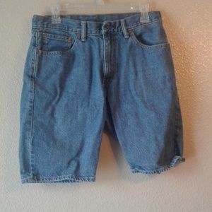 Levis 505 jean shorts light wash